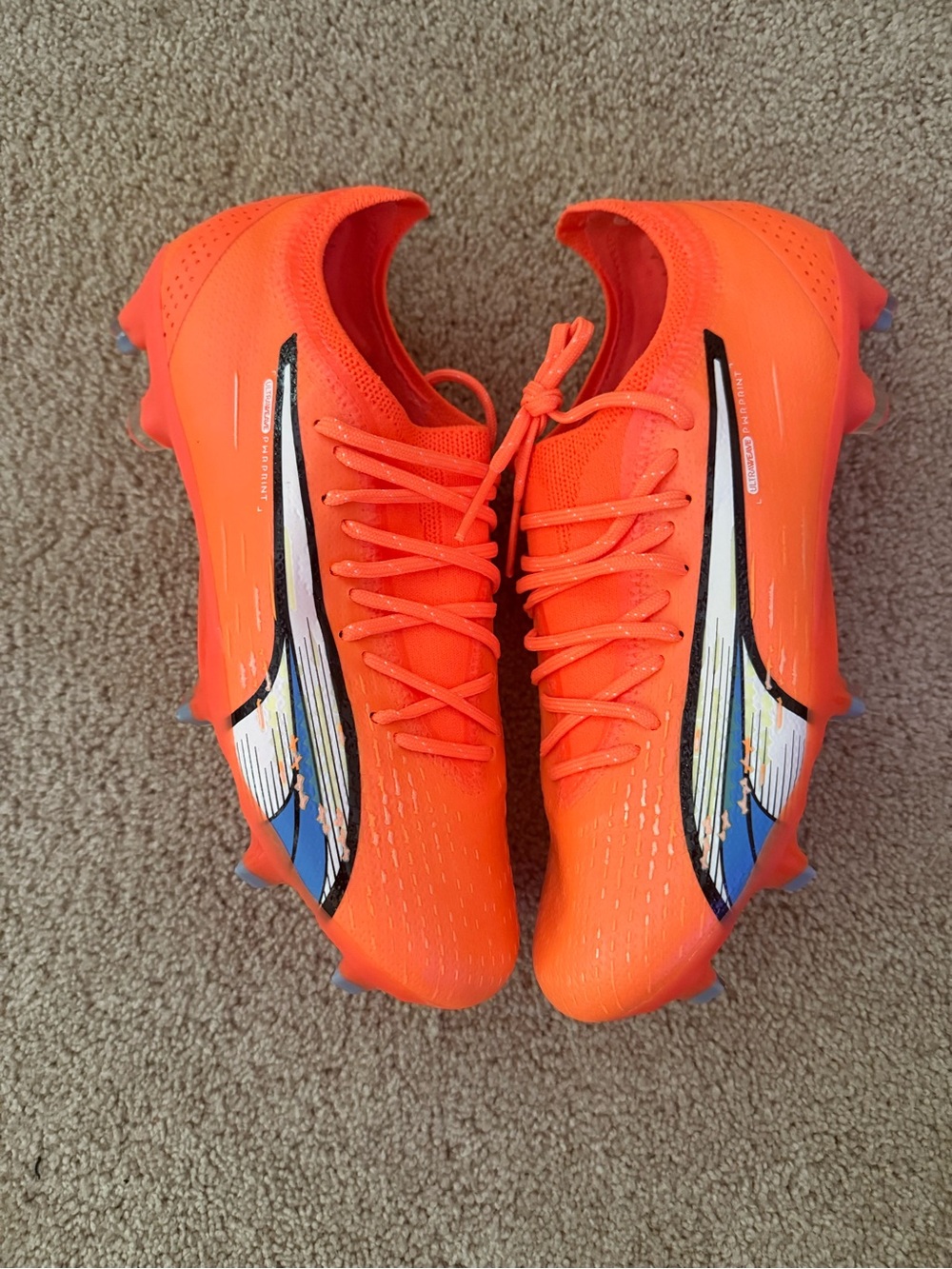 PUMA Ultra Ultimate FG AG Soccer Cleats Supercharge Pack 107215-01 Wmns Sz 8